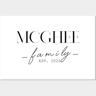 Mcghee Family EST. 2020, Surname, Mcghee Posters and Art